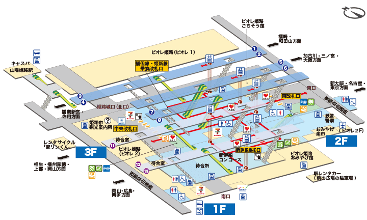 ＪＲ姫路駅構内図