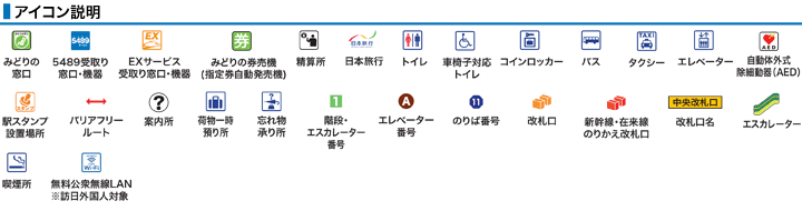 ＪＲ広島駅構内図アイコン