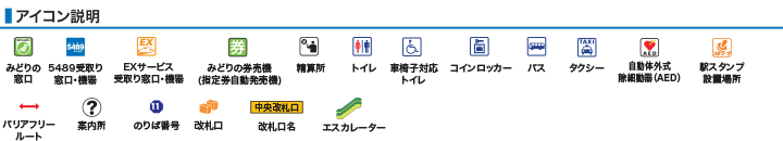 JR白浜駅構内図アイコン